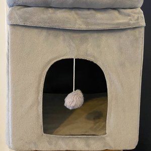 Collapsible Cat Cube Bed